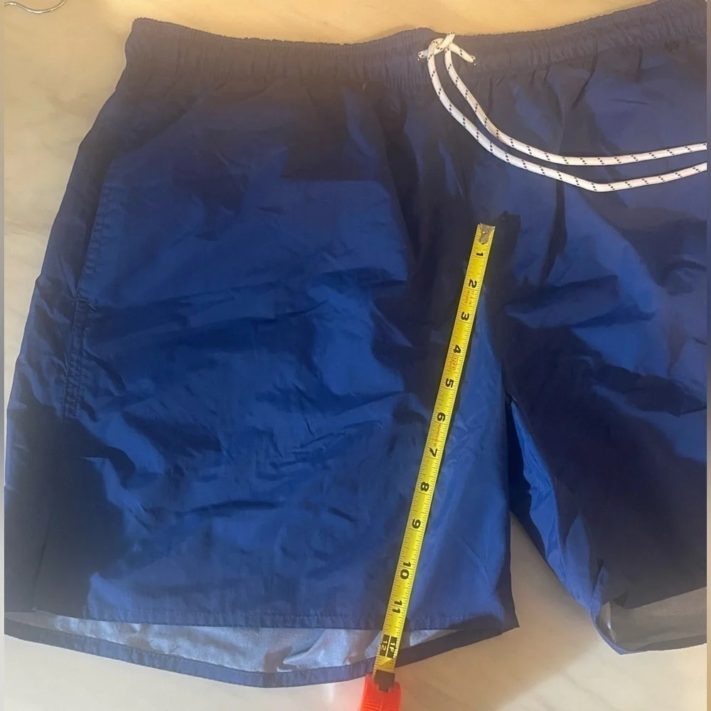 St. John Bay Men's Size XL Royal Blue Drawstring & Pockets Swim Shorts NWT